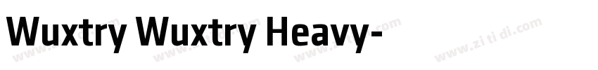 Wuxtry Wuxtry Heavy字体转换